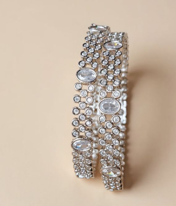 Two Crystal Radiance Kada Set